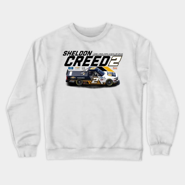 Sheldon Creed 2020 Champion (light colors) Crewneck Sweatshirt by Sway Bar Designs